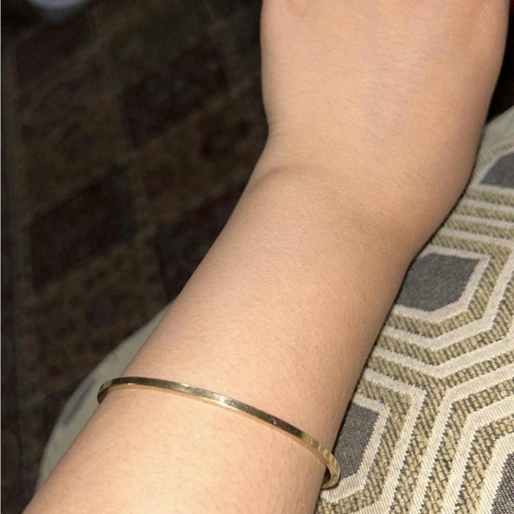 14k gold bangle